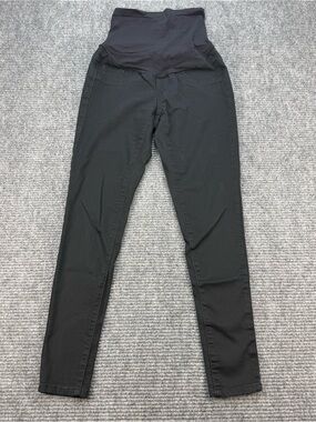 Indigo Blue Maternity Jeans Womens Small Black Skinny Stretch Secret Fit Belly
